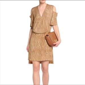 Women's Ss Cold Shldr Wrap Midi Dress